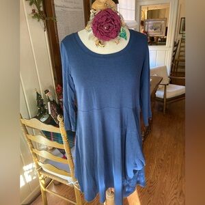 Chalet Navy Bamboo Tunic